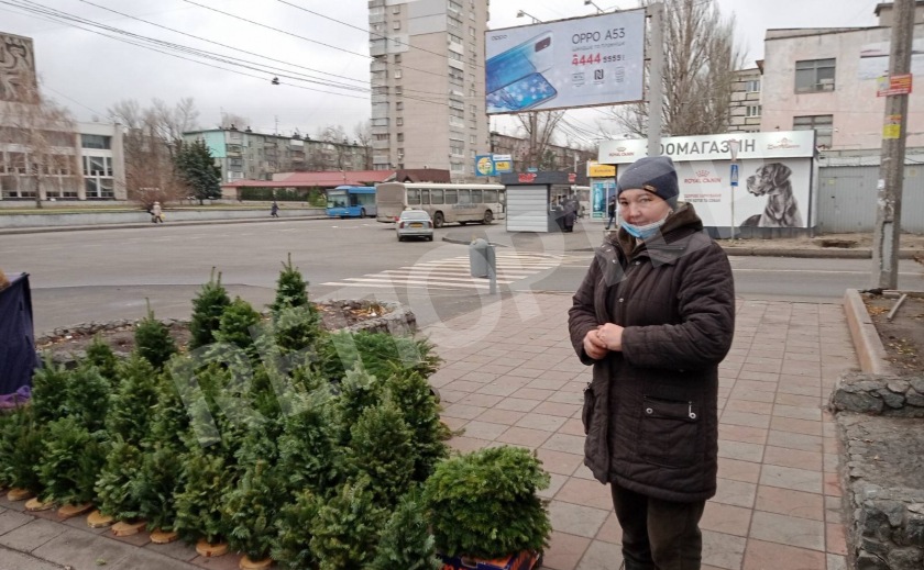 В Днепре муниципалы запрещают продавать ёлки