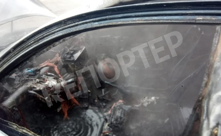 В Днепре обгорел водитель сгоревшей «Toyota CAMRY»