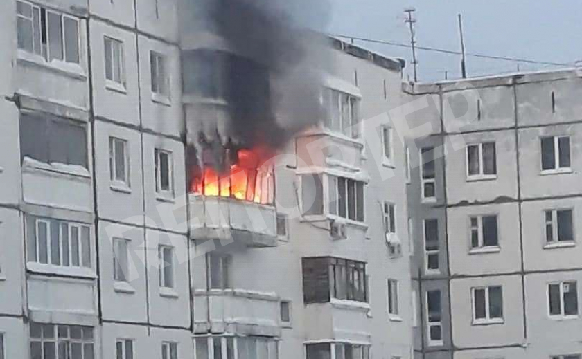 В днепровской 9-этажке сгорел человек ФОТО 18+
