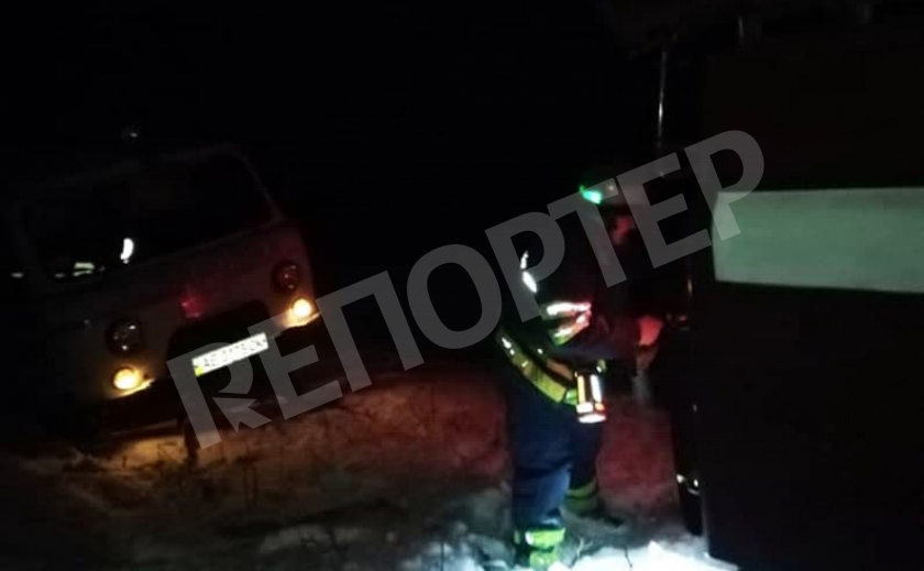 На Днепропетровщине спасли медиков из снежного капкана