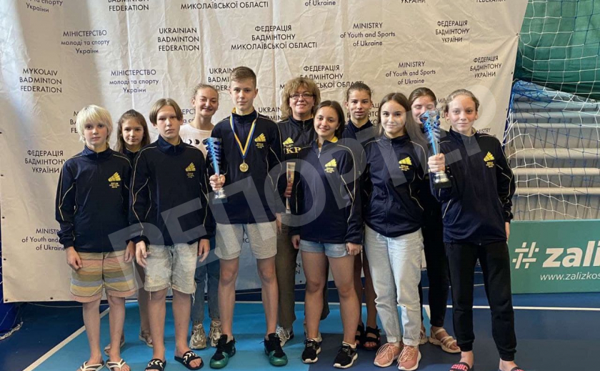Юные бадминтонисты Днепра завоевали «золото» и 5 «бронзы» на Чемпионате Украины по 2007 г.р.