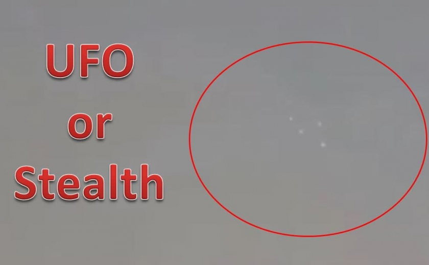 НЛО или Стелс? В Америке сняли необычный объект в небе (Видео)