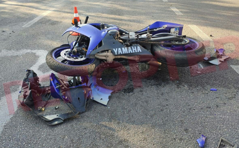 В Днепре мотоциклист пострадал в ДТП с Honda-CRV