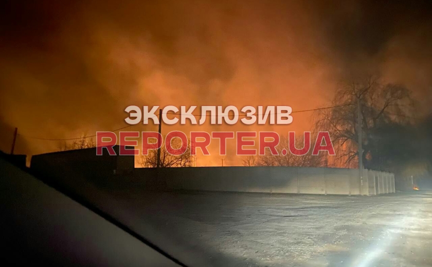 Под Днепром произошел масштабный пожар – горел сухостой
