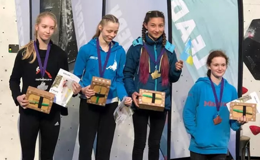 Рафаэль Казбекова из Днепра выиграла молодежный Кубок Германии по скалолазанию