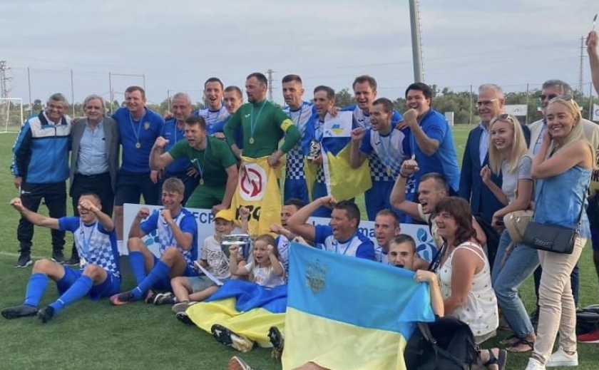 Днепровские спортсмены в составе команды параолимпийской сборной Украины стали чемпионами мира по футболу