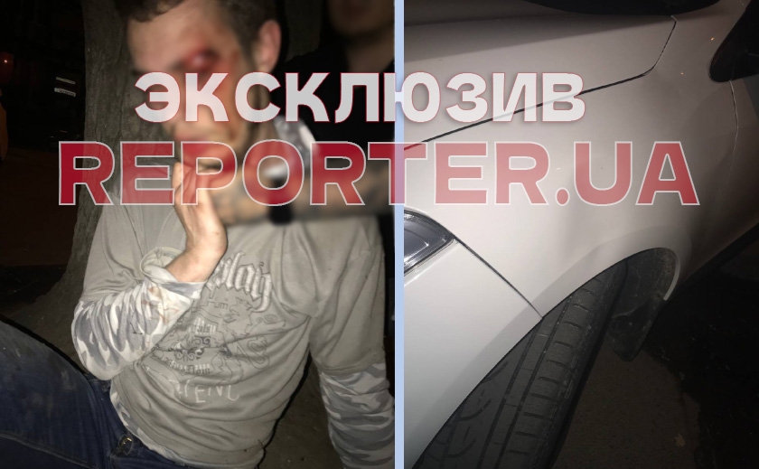 Помял лицом крыло автомобиля: в Днепре на Казакова мужчина упал на машину