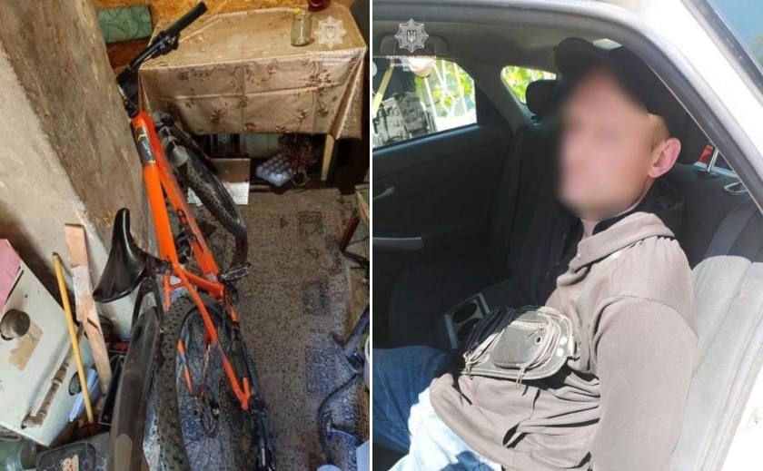 В Днепре полиция задержала горе-угонщика велосипеда