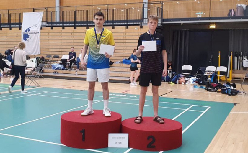 Школьник Федор Тюрин из Днепра выиграл 2 медали на турнире в Дании
