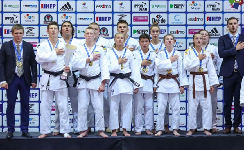 Дзюдоисты-кадеты из Днепра завоевали 3 «золота» на Чемпионате Европы