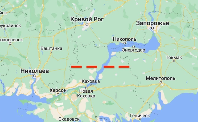 Линия фронта отодвинулась от Днепропетровской области более чем на 50 км