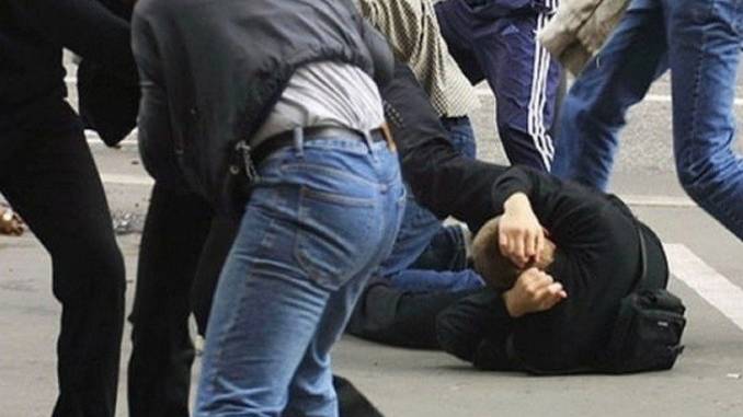 Жестокое и кровавое избиение в Днепре