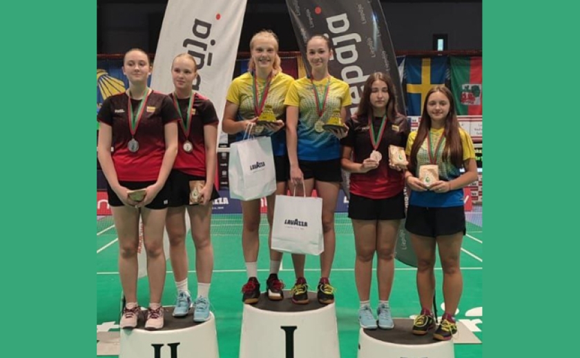 Бадмінтоністка Поліна Бараннік з Дніпра виграла «бронзу» на турнірі в Латвії