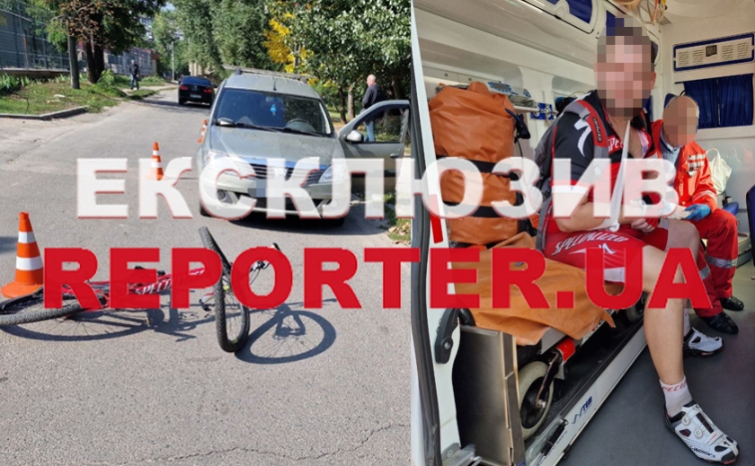 Збив велосипедиста біля церкви: ДТП з потерпілим у Дніпрі