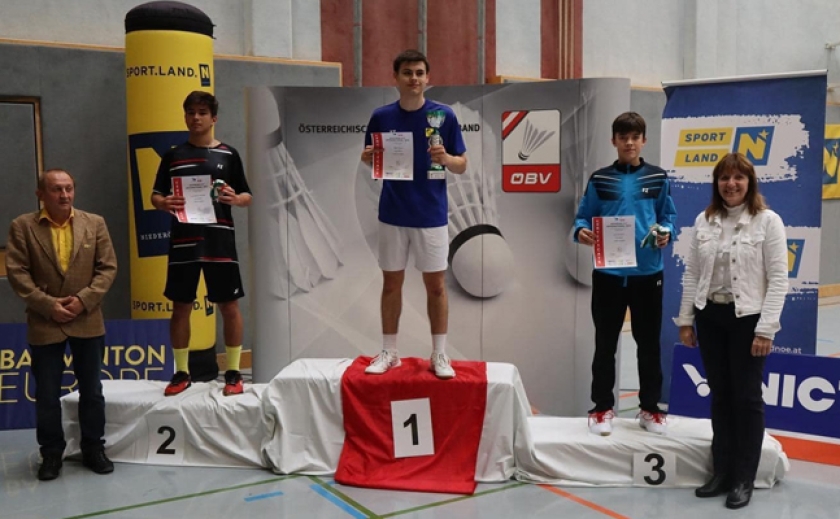 15-річний бадмінтоніст Федір Тюрін з Дніпра виграв турнір в Австрії