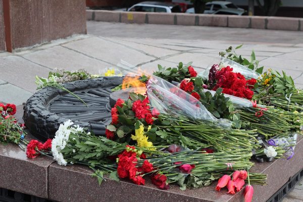 Как отмечают 9 мая на одной из главных локаций города