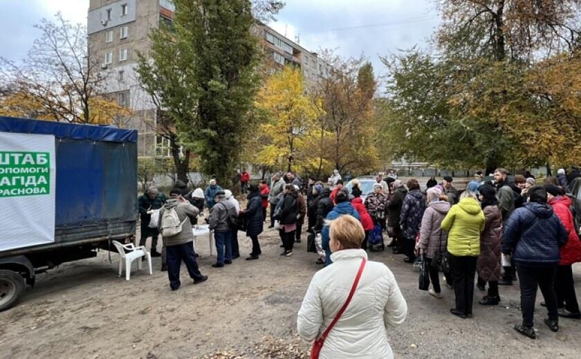 В суботу, 12 листопада, Штаб допомоги Загіда Краснова знову видаватиме продуктові набори. Чергові локації - на вул. Робочій та пр. Поля