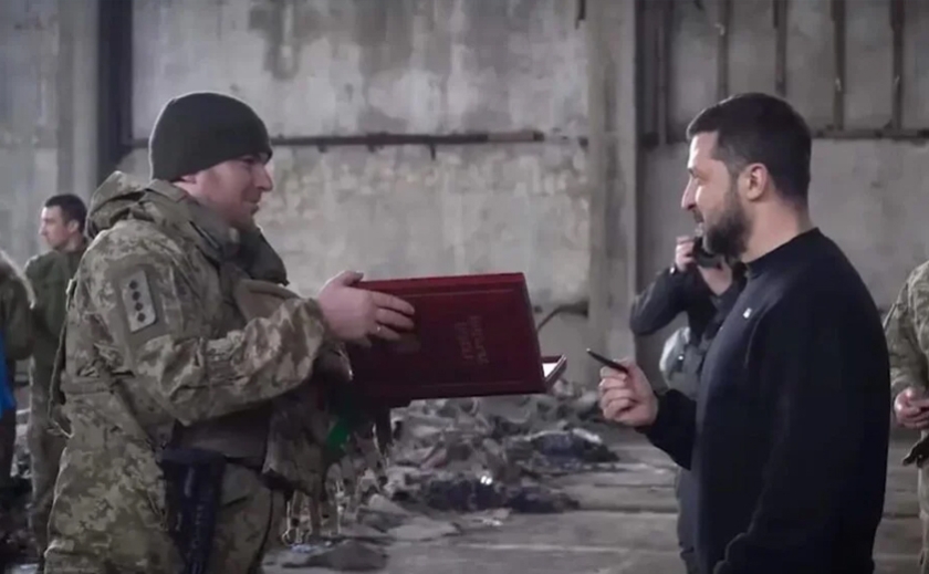 Військовому з Дніпра присвоїли звання Героя України
