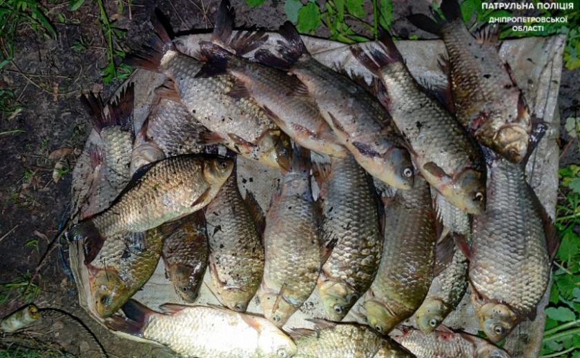 Водний патруль затримав п’ятьох рибалок-браконьєрів на Дніпропетровщині