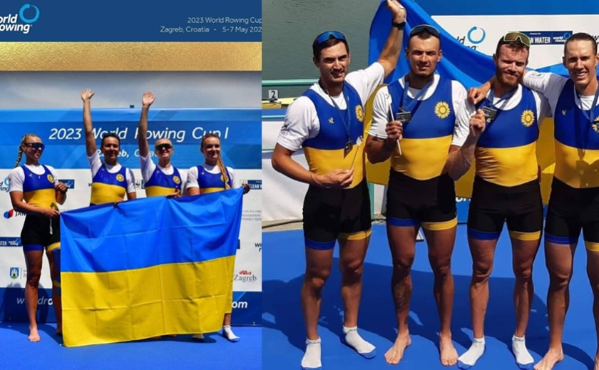 Спортсмени Дніпропетровщини здобули золото та срібло на Кубку світу з веслування
