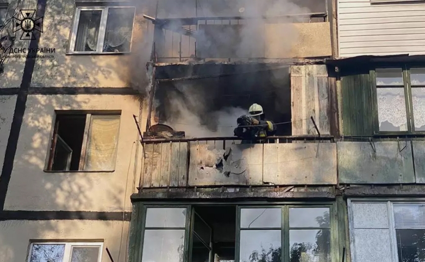 Під час пожежі у Дніпрі врятували 64-річного власника квартири
