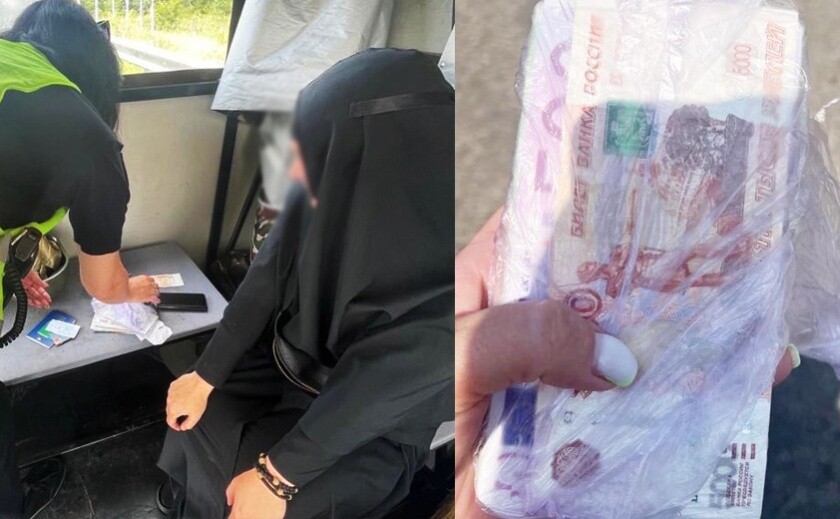 Долари, євро та рублі: на вʼїзді до столиці затримали черницю з Дніпра з купою грошей