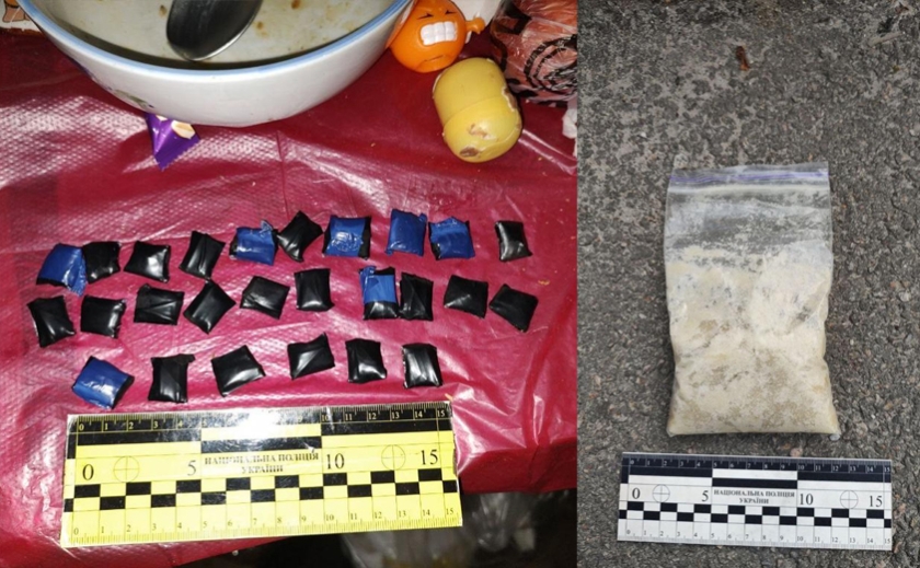 Поліцейські Дніпра вилучили у двох містян наркотики на суму понад 1 млн гривень