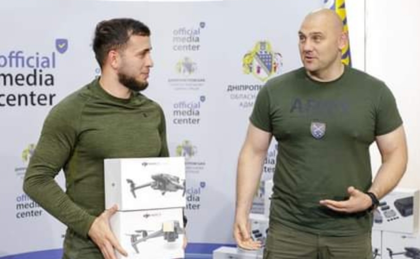 40 сучасних дронів від Дніпропетровської ОВА передали підрозділам Сил оборони