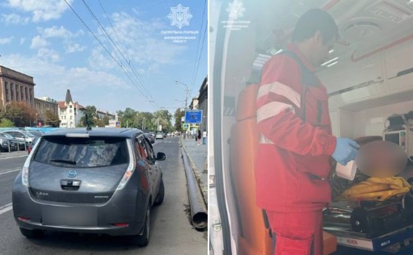 Cтало зле за кермом через спеку: патрульні Дніпра допомогли водію