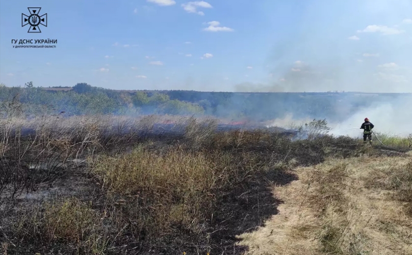 За останній тиждень надзвичайники Дніпропетровщини ліквідували 327 пожеж в екосистемах