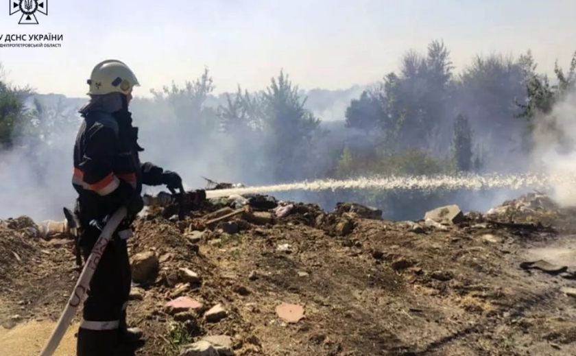 43 пожежі на відкритих територіях: вогнеборці Дніпропетровщини продовжують боротися з загораннями в екосистемах