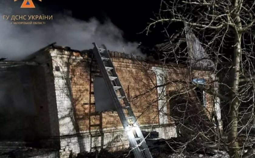 У Запоріжжі під час пожежі в житловому будинку загинув чоловік