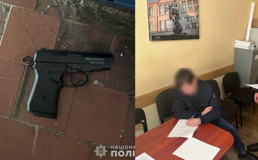 Погрожуючи пістолетом, напав на продавчиню: поліцейські Дніпра повідомили про підозру 44-річному зловмиснику