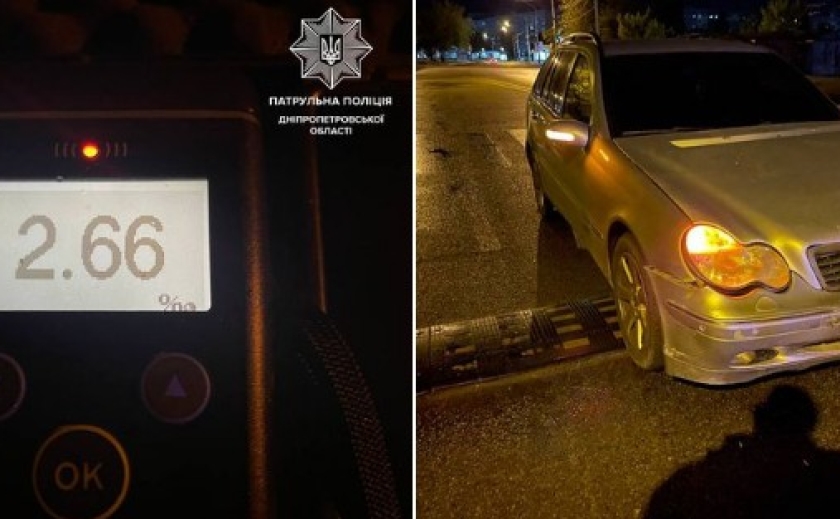 Керував авто нетверезим і скоїв ДТП: у Дніпрі на вулиці Великій Діївській Mercedes Benz зіткнувся з автомобілем Mazda