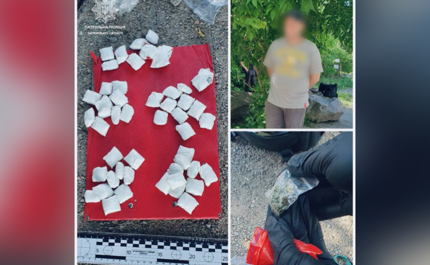 49 згортків: патрульні Дніпра виявили розповсюджувача наркотиків