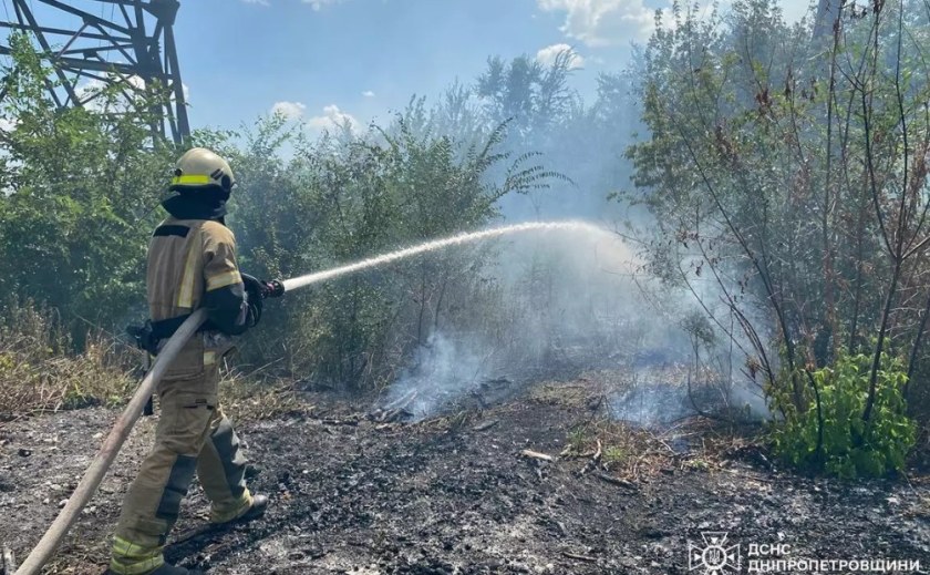 На Дніпропетровщині протягом доби ліквідовано 75 пожеж в екосистемах