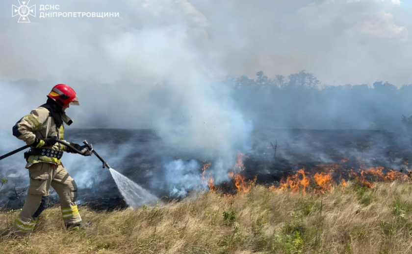 Рятувальники Дніпропетровщини ліквідували 72 пожежі в екосистемах
