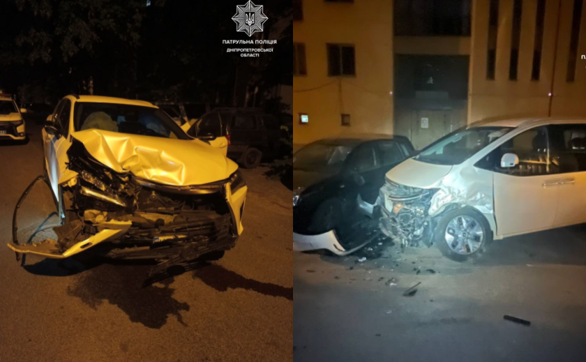 У Дніпрі пʼяний водій скоїв ДТП та намагався втекти з місця події