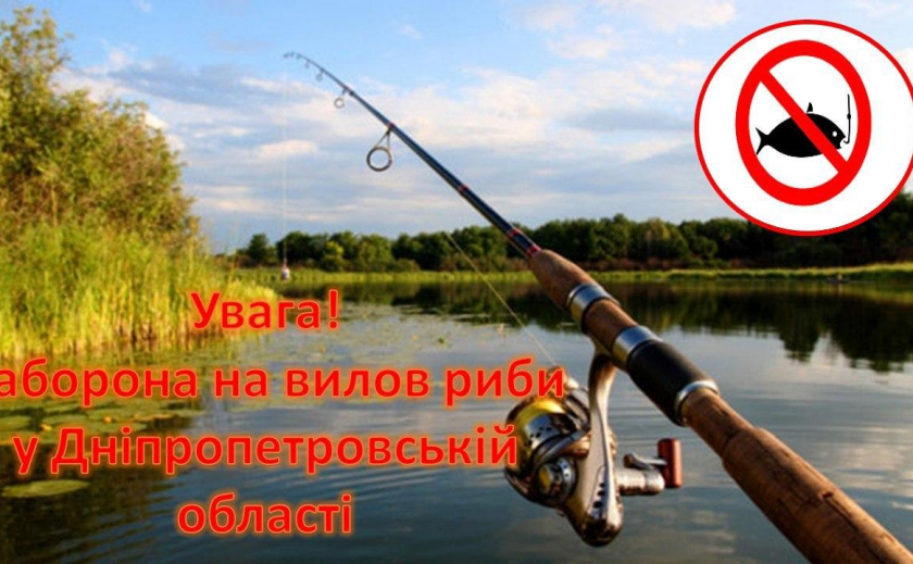 С 25 марта в Приднепровье можно рыбачить только с берега