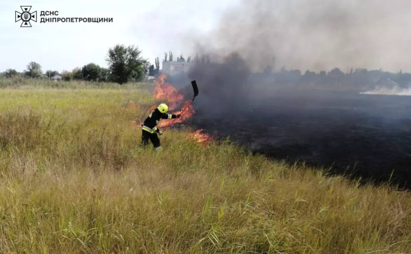 На Дніпропетровщині протягом доби ліквідовано 97 пожеж в екосистемах