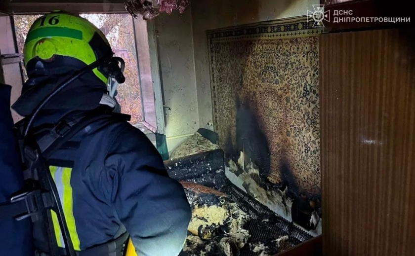 Горіло домашнє майно: у Кривому Розі під час пожежі загинув чоловік
