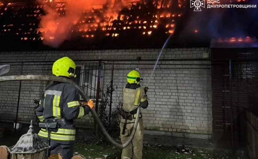 У Дніпрі зранку горів будинок у Нижньодніпровському районі