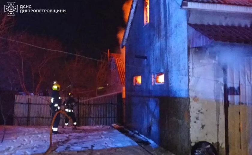 У Дніпровському районі ліквідовано займання житлового будинку