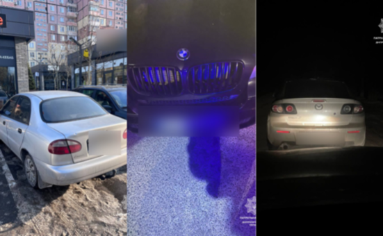 Патрульні Дніпра виявили трьох водіїв в стані алкогольного спʼяніння: подробиці