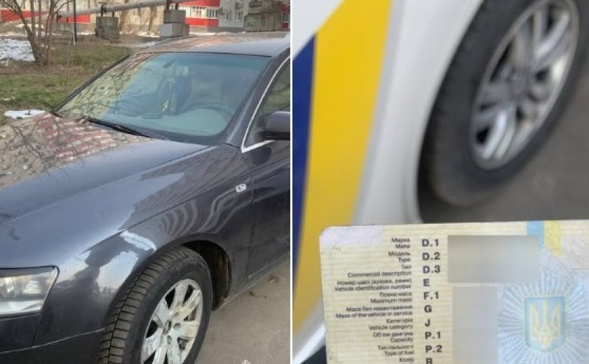 Патрульні Дніпра виявили на вулицях міста автомобіль «двійник»