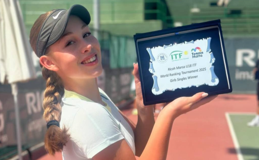14-річна тенісистка з Дніпра виграла турнір на Мальті