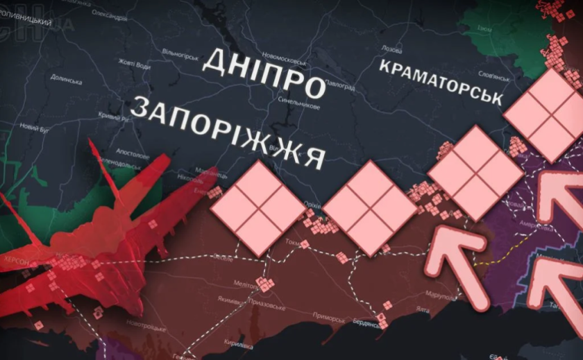До кордонів Дніпропетровської області залишилось менше 3-х кілометрів : DeepState та Генштаб До кордонів Дніпропетровської області залишилось менше 3-х кілометрів : DeepState та Генштаб