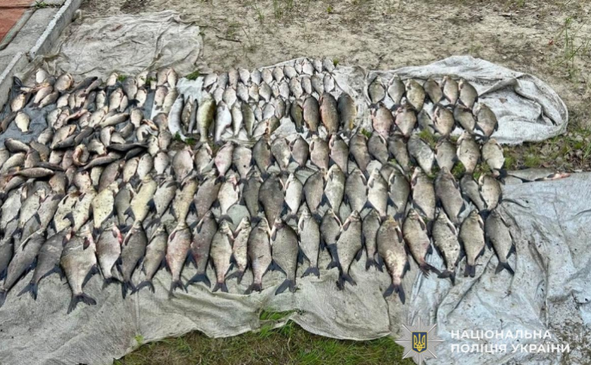 Незаконний улов майже на 350 тисяч гривень: поліція Дніпра виявила порушника