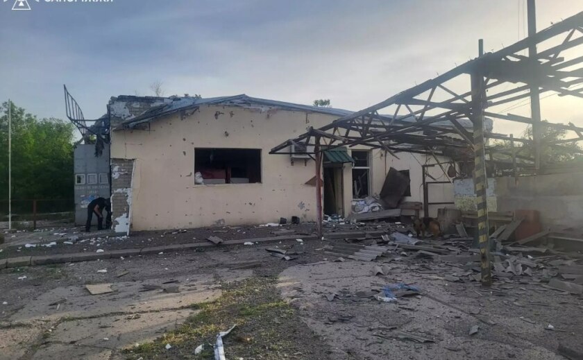 Внаслідок ворожого обстрілу постраждала одна з пожежно-рятувальних частин Запорізької області