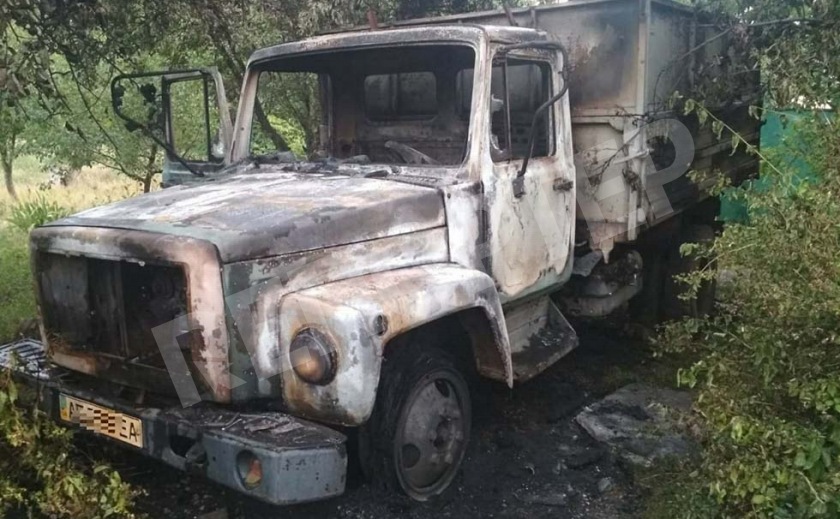 На Днепропетровщине сгорел «газон»